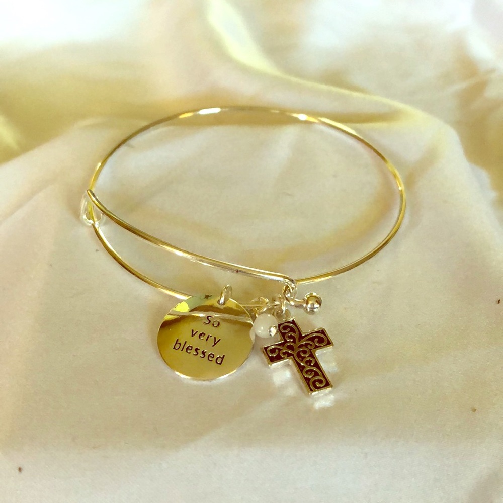 Precious charm bracelet religious collection